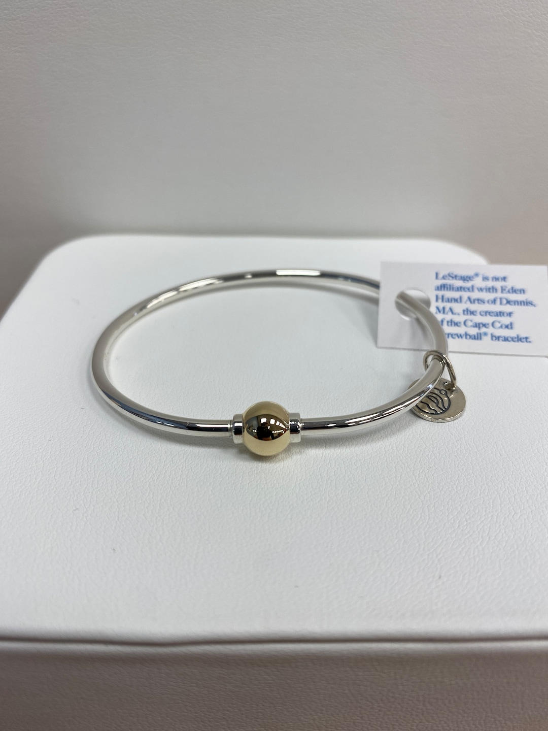Authentic Lestage Cape Cod Sterling and Gold Bracelet - Etsy - How To Tell If Your Cape Cod Bracelet Is Real