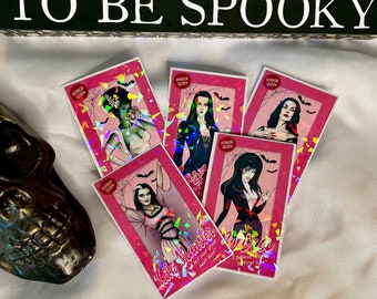 Horror Queens Sticker Pack, Horror Enthusiast Stickers,