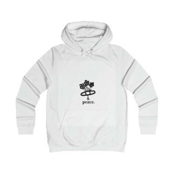 White comfy hoodie sale