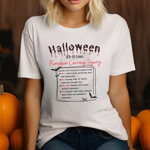 Pumpkin Carving ICD 10 Code Shirt for Nurse Halloween ICD 10 Code Funny Shirt for Hospital Funny Coding Shirt Pumpkin Shirt for Provider