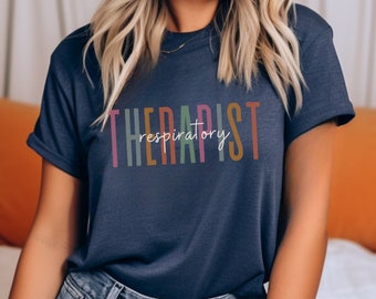 Camisa de terapeuta respiratorio para camisa RT para camisa de terapeuta respiratorio de UCI para regalo de camisa PFT para regalo de graduación de terapeuta respiratorio