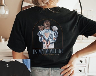 Mom Era Shirt for Mom With Two Kids Era Gift for Mama Shirt for Mom of Two Shirt for Twin Mom Soft Bella Canvas Shirt Mom Power Shirt