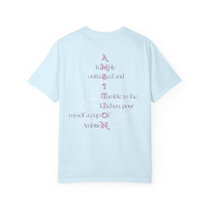 Cup of Ambition Shirt Dolly Nine to Five Shirt Coffee Cup Of Ambition Shirt / Comfort Colors Chambray