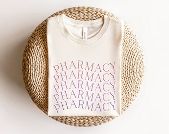 Pharmacy Unisex Shirt for Pharmacy Staff Ombre Shirt for Pharmacist Shirt for PharmD Gift for Pharmacy Graduate Gift for Pharmacy Tech Shirt