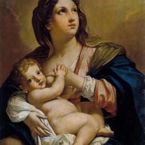 Virgin Mary & Child Renaissance Art Print – Classic Religious Wall Decor