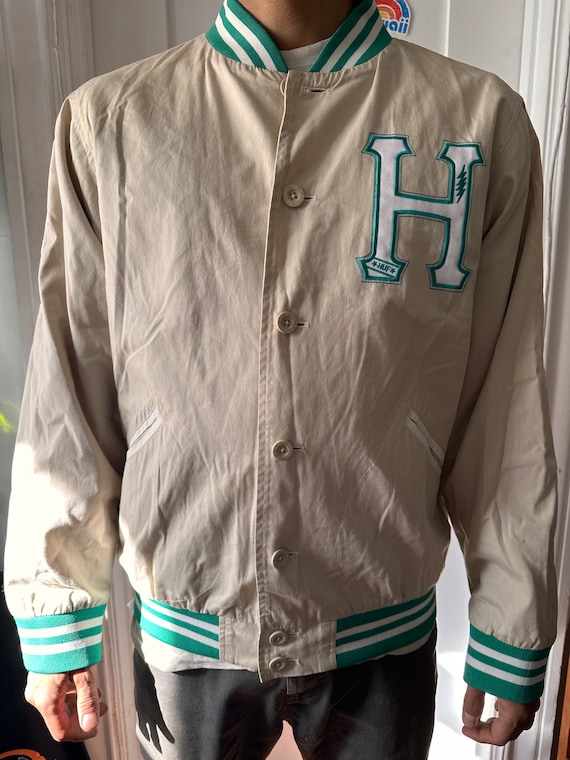 Huf varsity jacket - Gem Huf varsity jacket - Gem