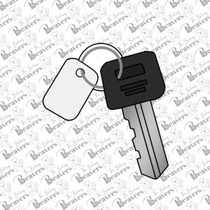 Car Keys Cookie Cutter