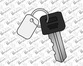 Car Keys Cookie Cutter