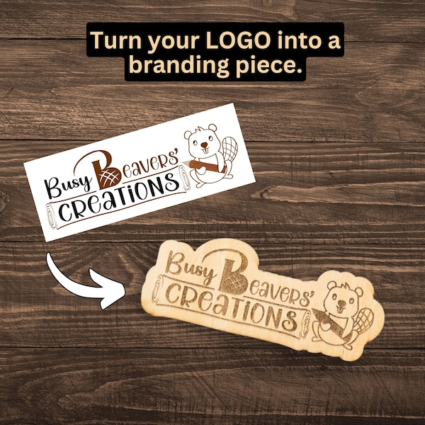 Custom LOGO Laser Engraved Wooden Plaque / wooden photo prop