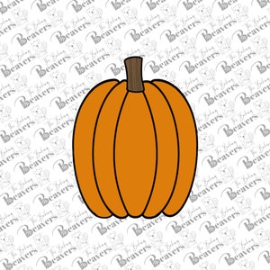 Tall Pumpkin Cookie Cutter