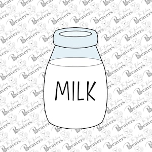 Milk Bottle Cookie Cutter