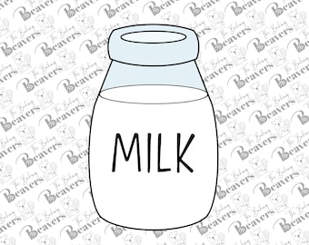 Milk Bottle Cookie Cutter