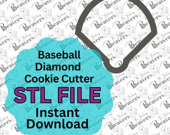 STL - Baseball Diamond (digital download)