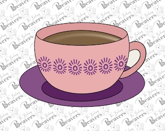 Tea Cup with Saucer Cookie Cutter