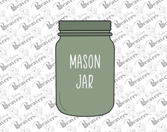 Mason Jar Cookie Cutter