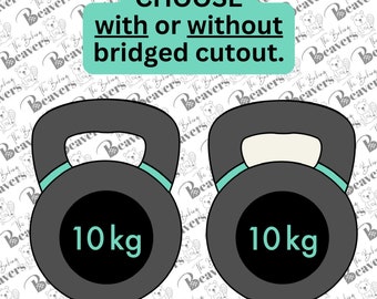 Kettlebell Cookie Cutter (with or without cut out)