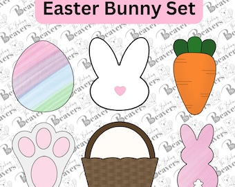 Easter Set of 6 Cookie Cutters