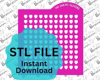 STL - Karotten Sprenkel Schablone (digitaler download)