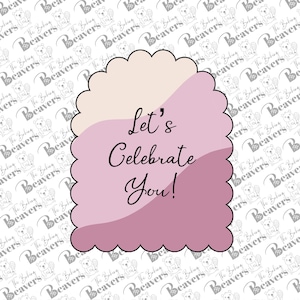 Scalloped Edge ARCH Plaque Cookie Cutter