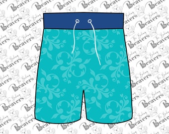 Swim Trunks Cookie Cutter