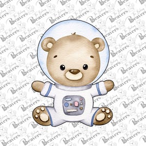 Astronaut Teddy Bear Cookie Cutter