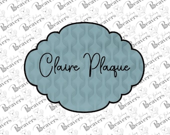 Claire Plaque Cookie Cutter