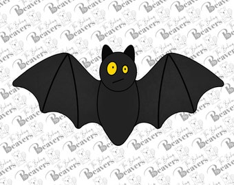 Bat Cookie Cutter (recommend sizing up)