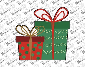 Two Presents/gifts Cookie Cutter