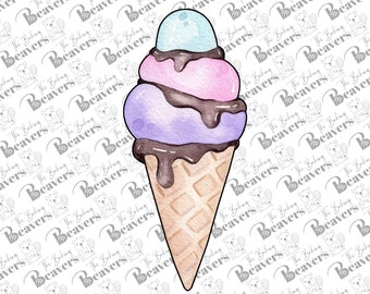 Ice Cream Cone Cookie Cutter (recommend sizing up)