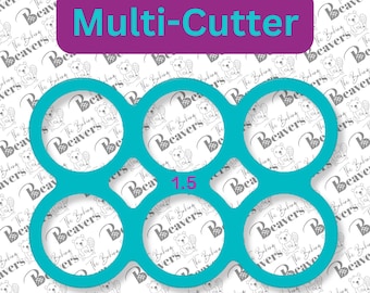 Multi-Circle Cookie Cutter (Cuts 6 or 12 Circles at Once)