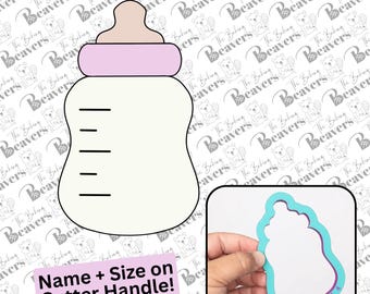 Curved Baby Bottle Cookie Cutter