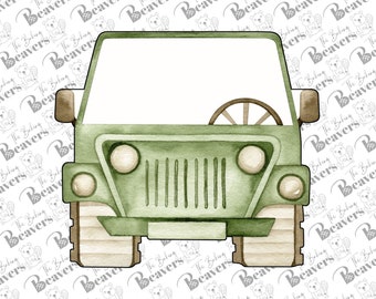 Front of JEEP Cookie Cutter (may want to size down)