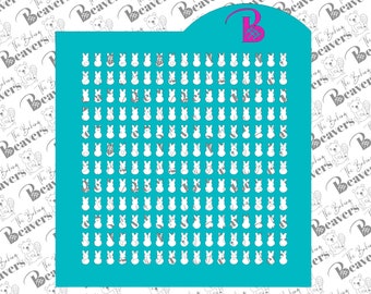 Easter Bunny Sprinkle Stencils (Md, or Lg)