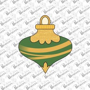 Fancy Christmas Ornament Cookie Cutter