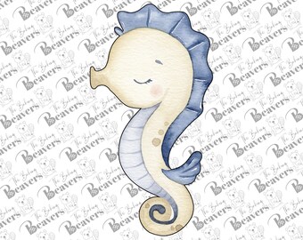 Seahorse with Pointy Spine Cookie Cutter