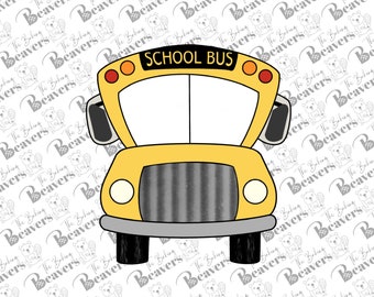 School Bus Cookie Cutter (Front View)