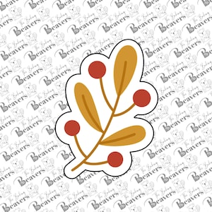 Fall Leaf Florals Cookie Cutter
