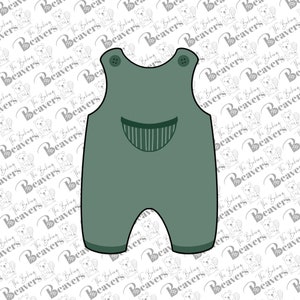 Baby Overall Romper Cookie Cutter