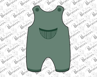 Baby Overall Romper Cookie Cutter