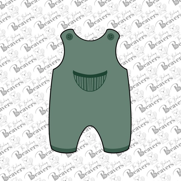 Baby Overall Romper Cookie Cutter