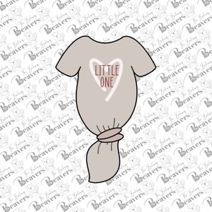 Baby Knot Gown Cookie Cutter