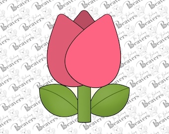 Wide Tulip Cookie Cutter