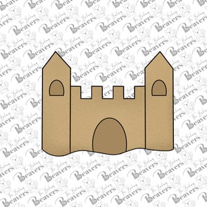 Sandcastle Cookie Cutter (recommend sizing up)