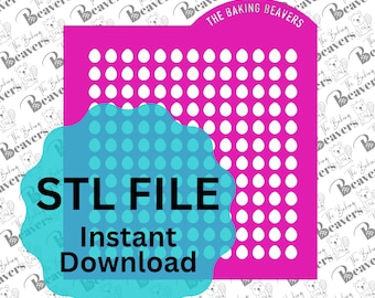 STL - Strösselformad påskäggschablon (digital nedladdning)