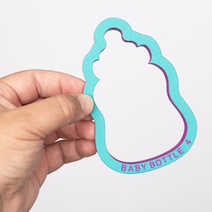 Curved Baby Bottle Cookie Cutter image 2