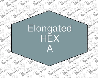 Elongated Hexagon A Cookie Cutter
