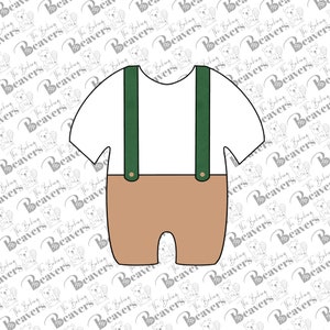 Baby Romper Cookie Cutter