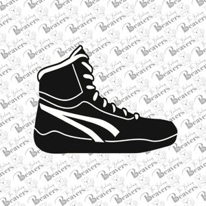 Wrestling Shoe Cookie Cutter