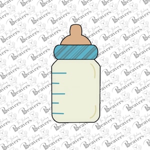 Baby Bottle Cookie Cutter (recommend sizing up)