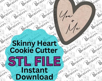 STL - Skinny Heart (digitaler download)